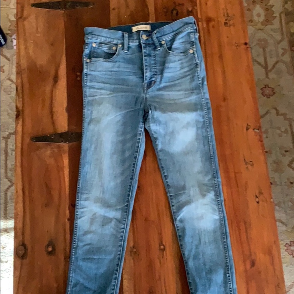 Madewell Jeans 10” high rise skinny size 27